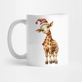 Santa Giraffe Mug